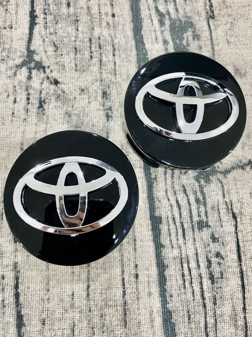 Black Wheel Center Caps for Toyota Camry 62mm Chrome Logo Hub Covers
Replacement